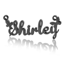 Load image into Gallery viewer, Personalized Solid Butterfly Name Necklace