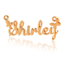 Load image into Gallery viewer, Personalized Solid Butterfly Name Necklace