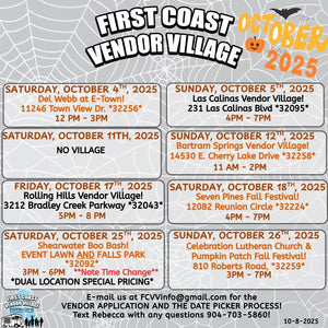 OCTOBER 2025 VENDOR VILLAGES